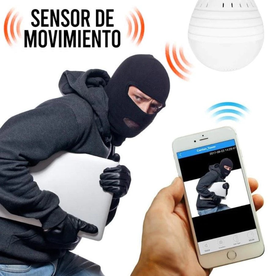NUEVA CÁMARA BOMBILLO WIFI