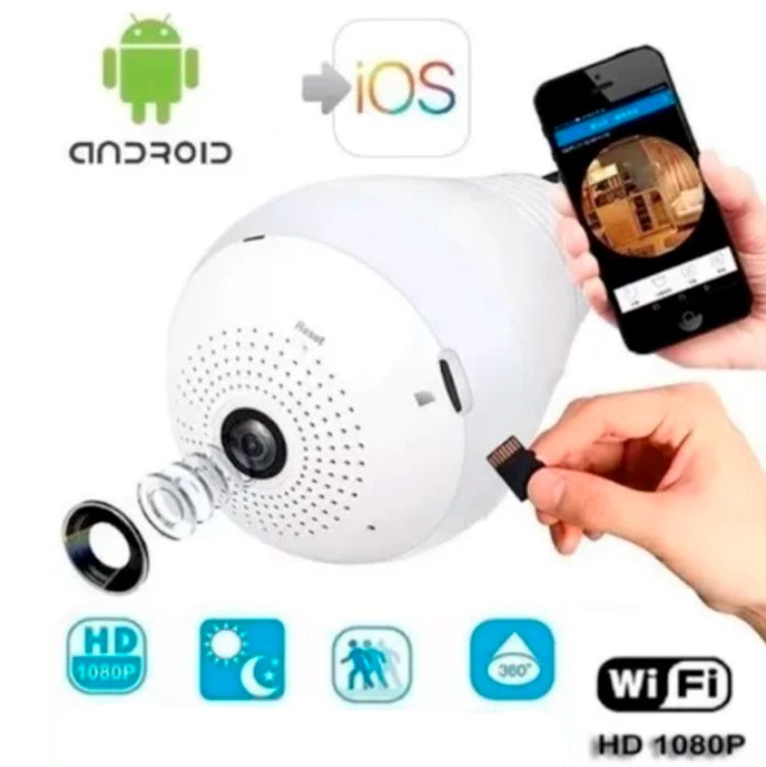 NUEVA CÁMARA BOMBILLO WIFI
