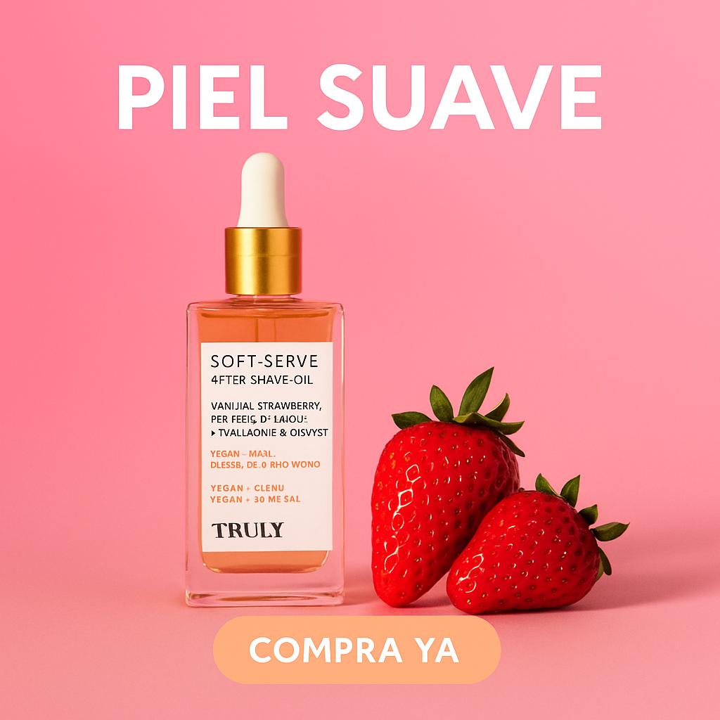 SUPER PROMO! Aceites Truly para después del afeitado